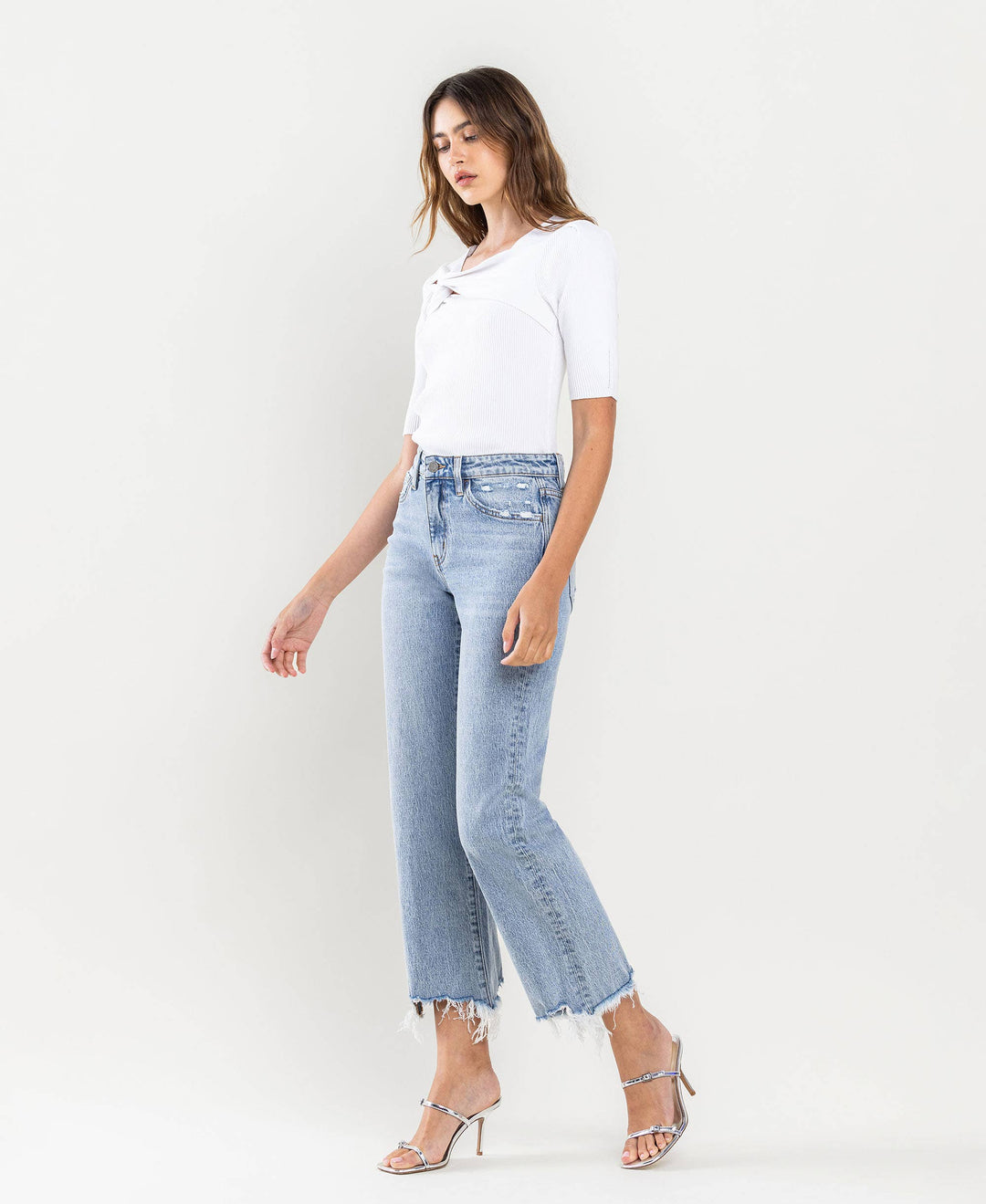 CODI CROP DAD JEANS