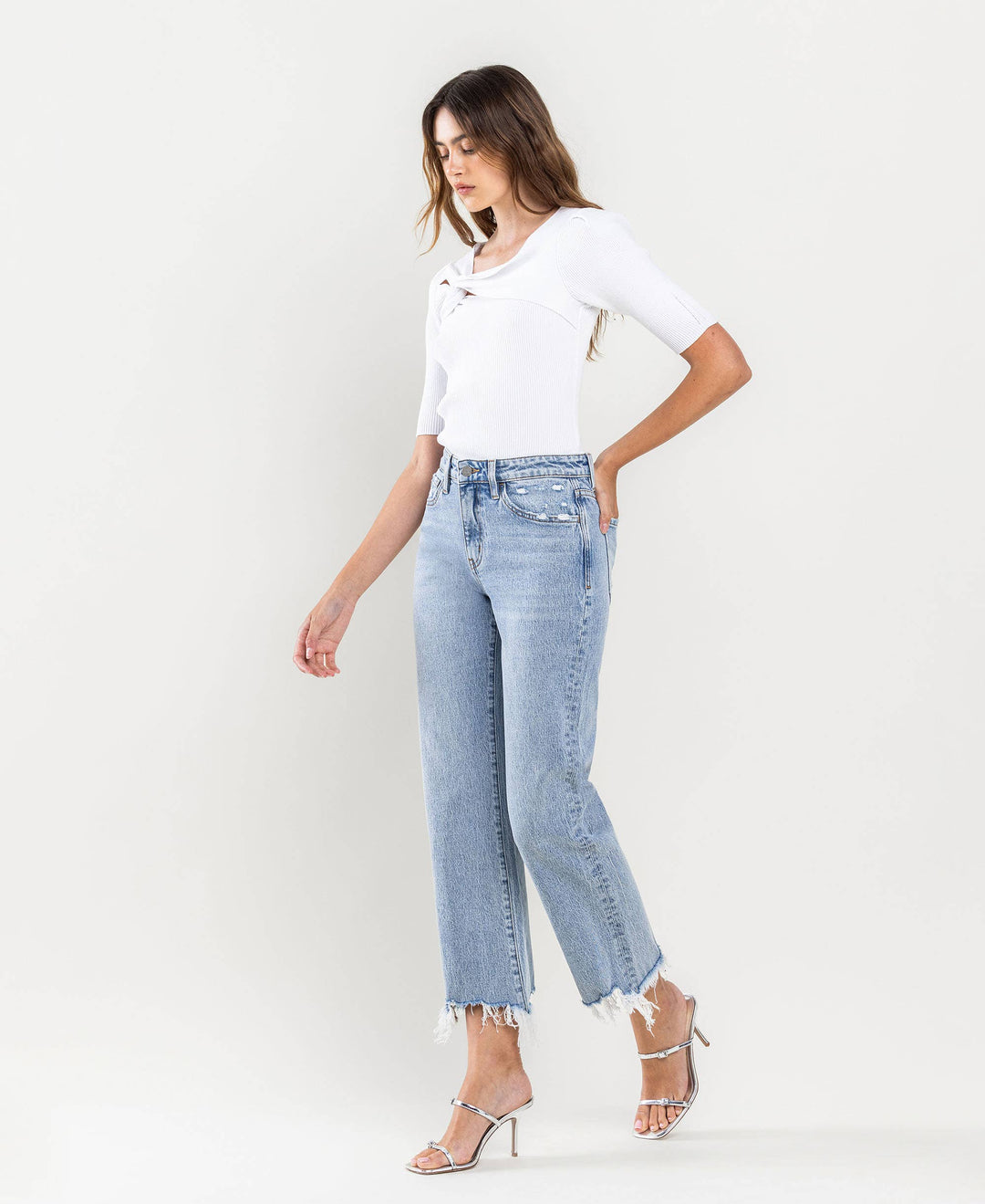 CODI CROP DAD JEANS