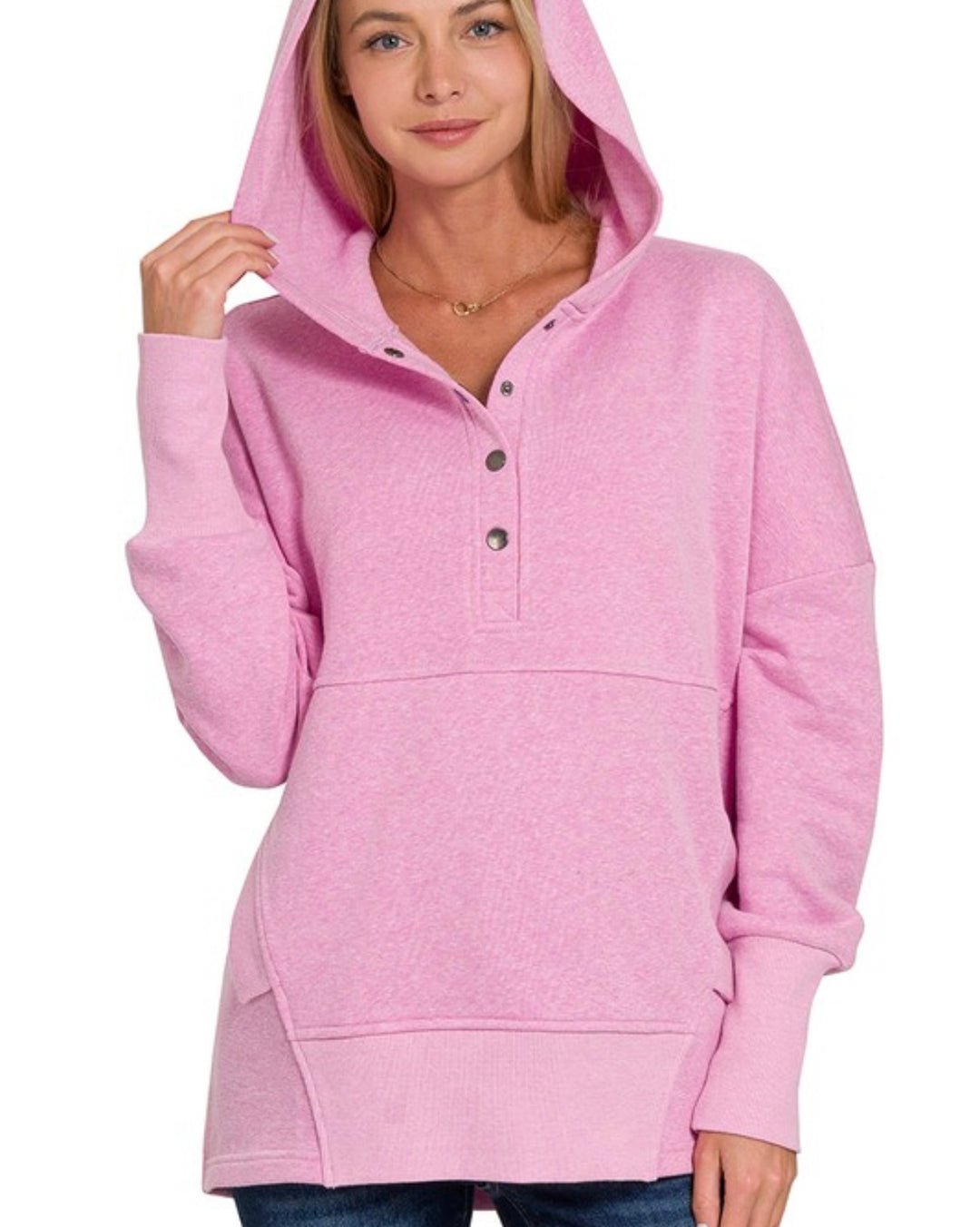 Yes Please Pullover - Pink