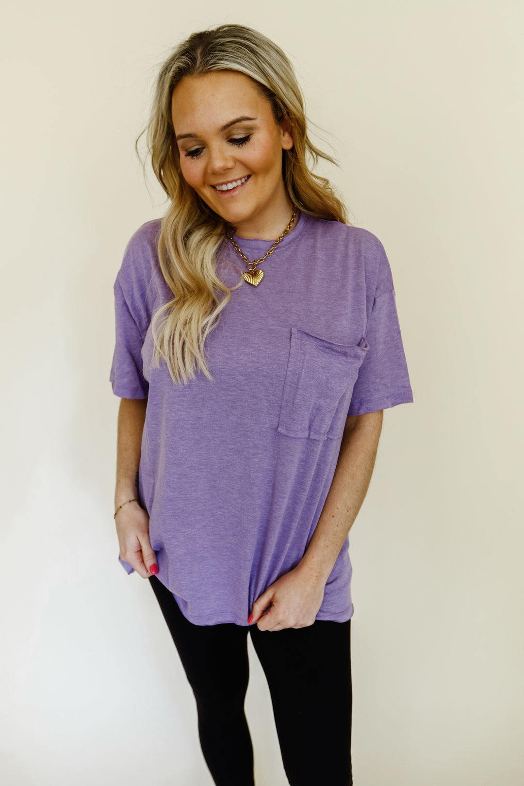 Sunny Sunday Top - Heather Lavender