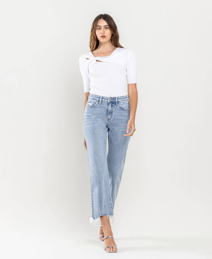 CODI CROP DAD JEANS