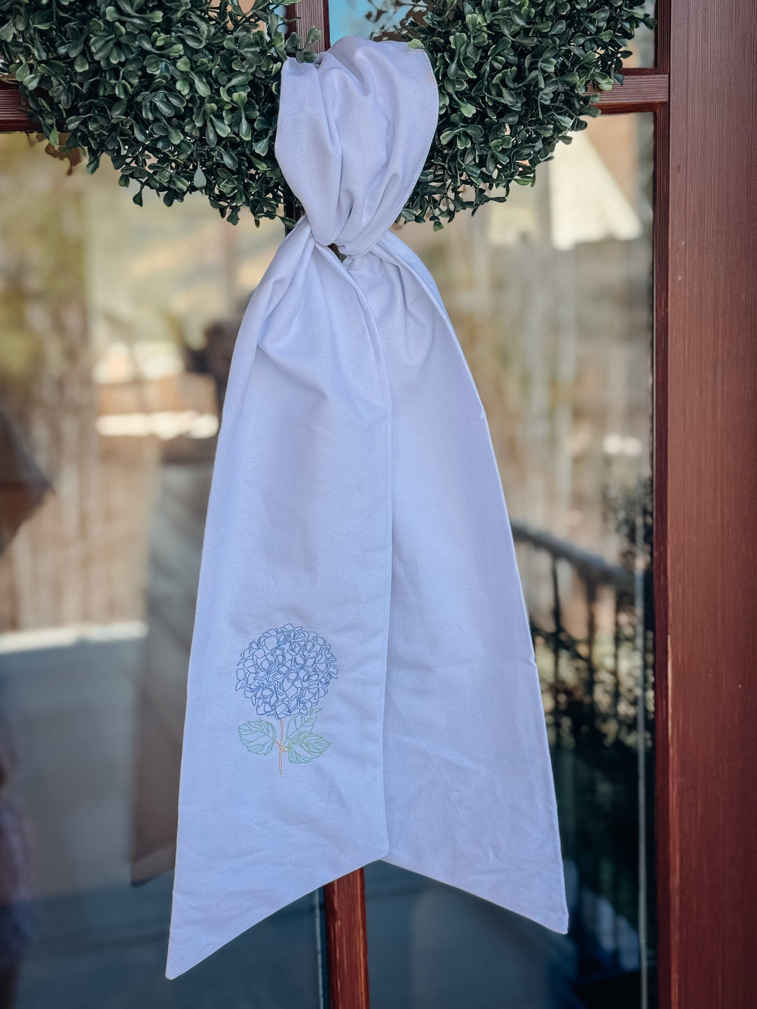 Hydrangea Wreath Sash