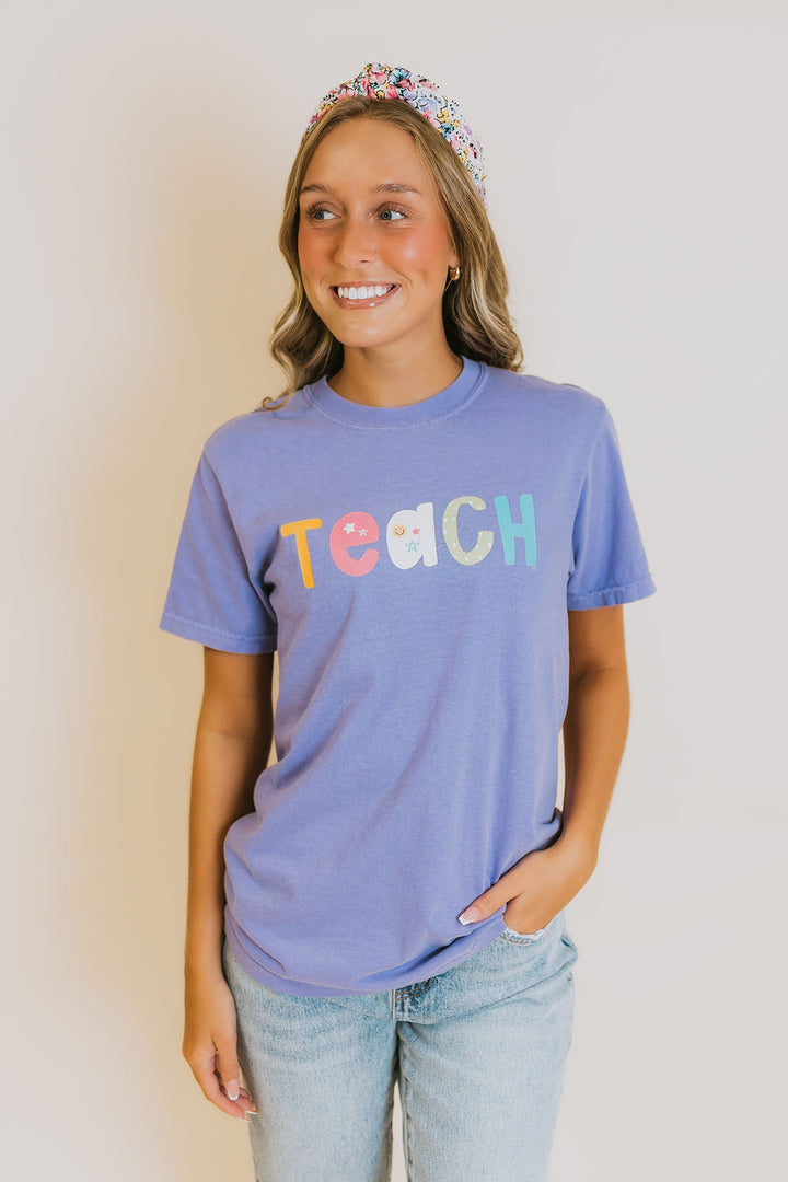 Teach Tee - Violet