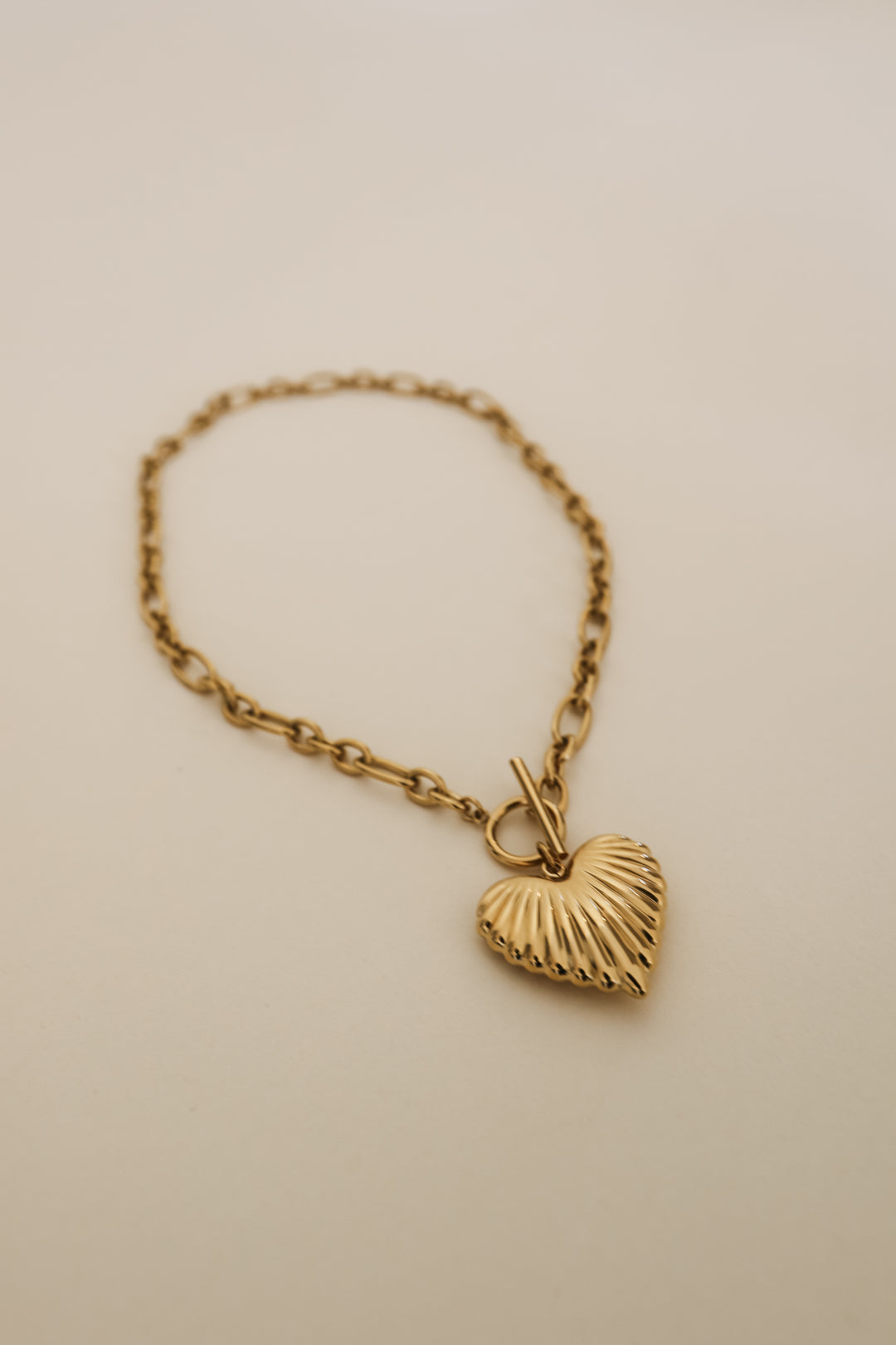 Love Pendant Necklace - Gold