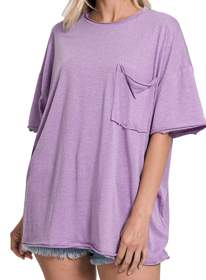 Sunny Sunday Top - Heather Lavender