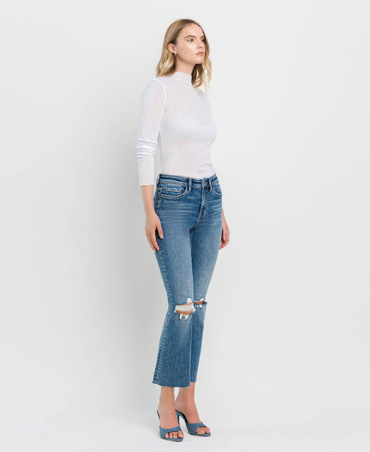 COVINGTON CROP FLARE JEANS