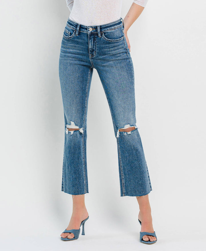 COVINGTON CROP FLARE JEANS